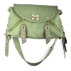 LIGHT GREEN PVC LADY HANDBAGS FASHION