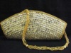 LOCHROSEN CRYSTAL CLUTCH HANDBAG HANDMADE INDIVIDUAL BEADED CRYSTALS