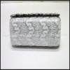 Lace Mesh alloy lady's style Clutch Evening Bag