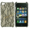 Lace Surface Design Hard Cover Plastic Skin Case For iPhone 4G