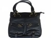 Ladies Black PU Shoulder Bag