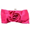 Ladies Evening Clutch Bag-Rosette Clutch