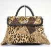 Ladies' Fashion Noble Leopard Grain handbag