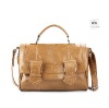 Ladies' Fashion PU Shoulder Bag, Brown Handbag