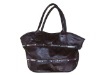 Ladies Leather Handbag With Rhinestone Ladies Handbag