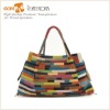 Ladies Luxury Leather Big Bag,Italy Colorful Handbag