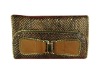 Ladies Wallet Golden Leather Zipper Bias Best Womens Wallet