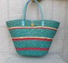 Ladies Wheat Straw Beach Bag