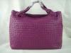 Ladies best quality genuine leather brand weave bags