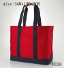 Ladies brand canvas red designer hand bags