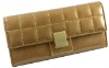 Ladies brown leather wallet factory price OEM service