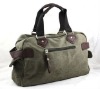 Ladies canvas travel tote bag