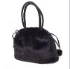 Ladies' fashion mink fur handbags