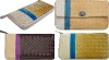 Ladies genuine leather handmade weave wallets&holders