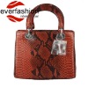 Ladies luxury python skin leather handbag EV709