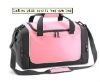 Ladies pink sports bag gym bag  / promotional sport bag