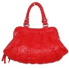 Ladies shoulder leather handbag 9411