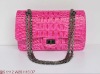 Ladies trendy designer pink handbags wholesale 2012