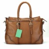 Ladies wholesale design leather coffee tote bags