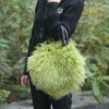 Lady fashion new style Tibet Lamp fur Green Bag 08YY-67056