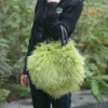 Lady fashion new style Tibet Lamp fur Green Bag 08YY-67056