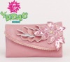 Lady fashion wallet with butterfly flow