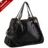 Lady leather shoulder long strap bag