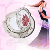 Lady purse hanger with mirror