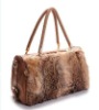 Lady's 2012 Fashion Genuine Leather Fur Bag