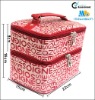 Lady's Fashion Cosmetic Bag with Two-layer MBLD0048