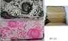 Lady stylish wallet print rose