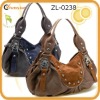 Ladys Fashion Studded Suede Handbag 2012