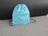 Laminated non woven cute drawstring bags