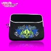 Laptop Case Black with Skull Printing