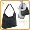 Large Top Zip Slouch leather bag