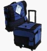 Large camping folding trolley cooler bag