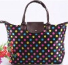 Large capacity polyester folding shopping bag