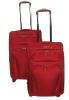 Large soft luggage case with durable trolley