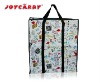 Large zipper tote bag with full color printing