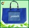 Large zippered bag with multi pocket non woven tote bags