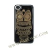 Laser Night owl Engraved Hard Case Skin for iPhone 4S/ iPhone 4