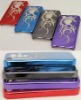 Laser etched metallic hard cover case for iphone 4s