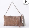 Laser print fashion handbag D3-8400