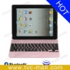 Lastest Wireless Bluetooth Keyboard Case for iPad 2 - Pink