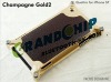 Lastest gold Duraluminum Metal hard case for iPhone 4 Case (with Lens Attachment)