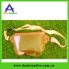 Lately orange pvc transparent waist bag