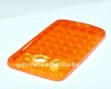 Latest Argyle Orange TPU Cover Skin Rubberized Case For HTC Sensation XL