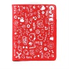 Latest Lopez trible folding pu leather bag for ipad 2