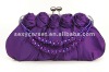 Latest Silk & Skull Female Hard Case Clutch evening bag