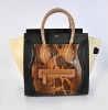 Latest design brand name handbags.leather handbags 2012